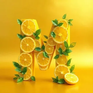 Lemon — letter M
