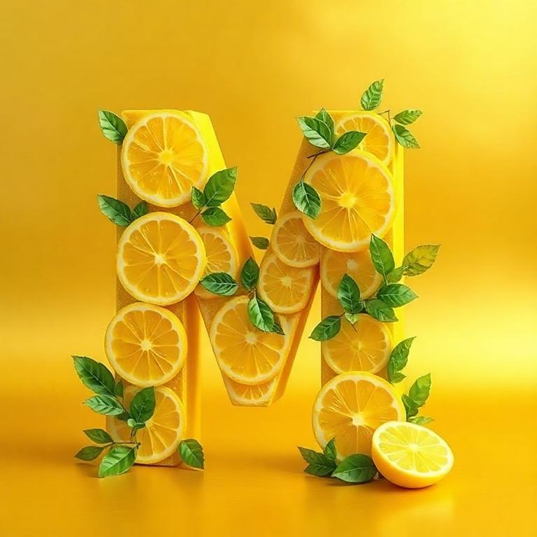 Lemon — letter M
