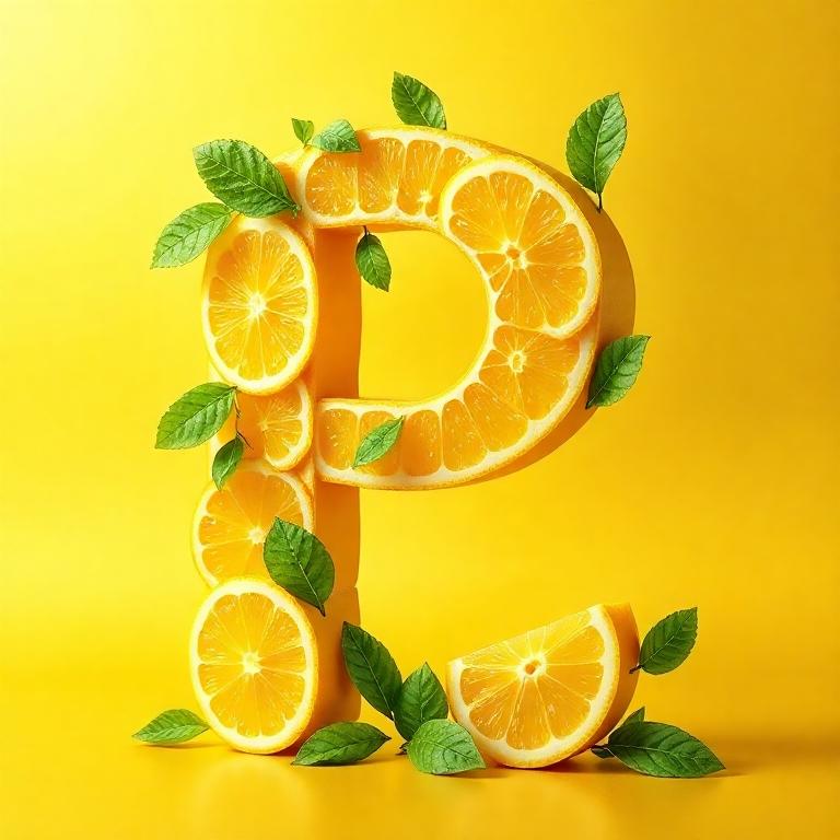 Lemon — letter P