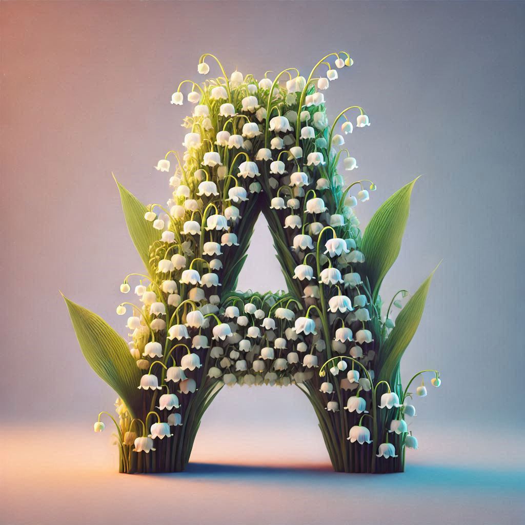 Lily of the valley — letter A