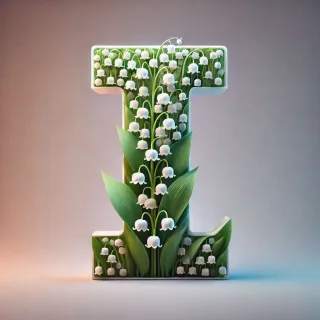 Lily of the valley — letter I