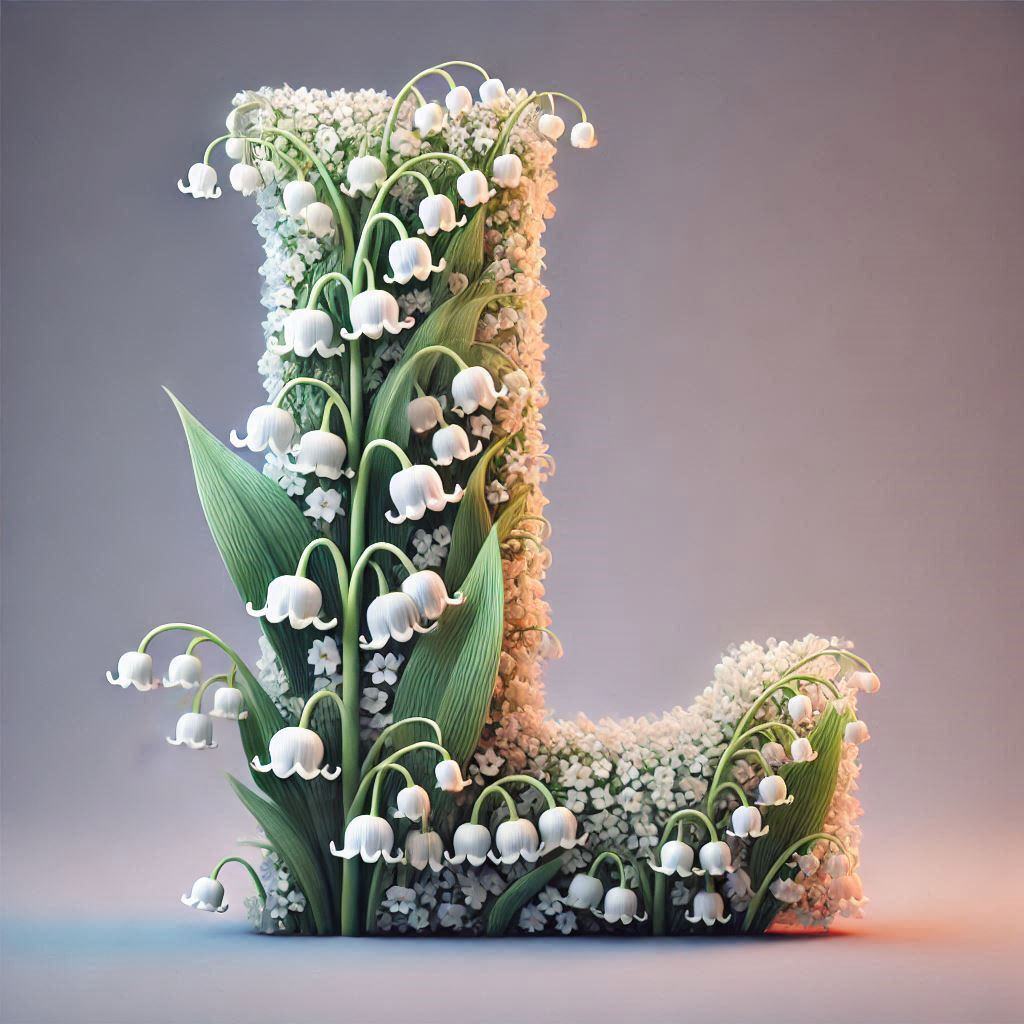 Lily of the valley — letter L