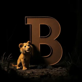 Lion 2 — letter B
