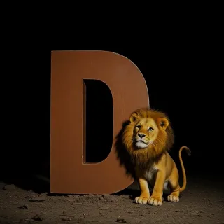 Lion 2 — letter D