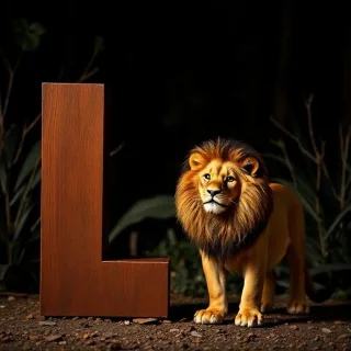 Lion 2 — letter L
