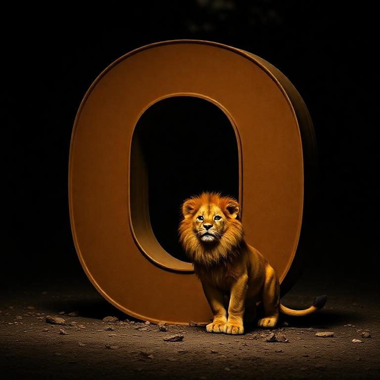 Lion 2 — letter O