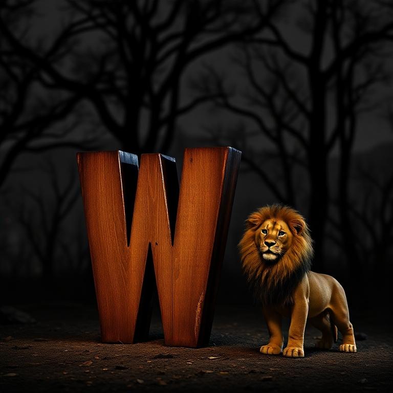 Lion 2 — letter W