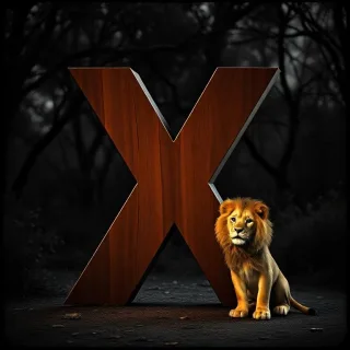 Lion 2 — letter X