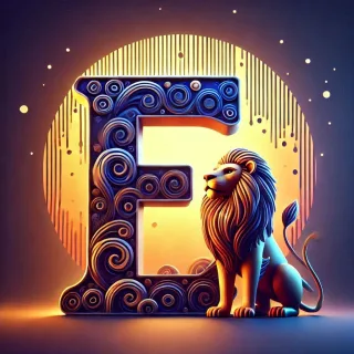 Lion 3 — letter E
