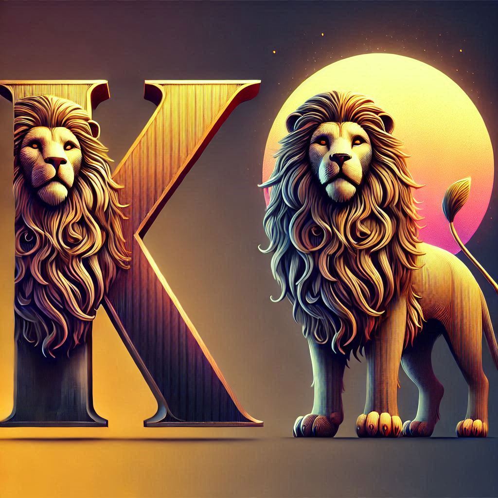 Lion 3 — letter K