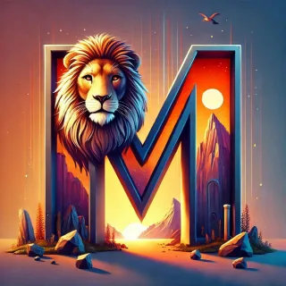 Lion 3 — letter M