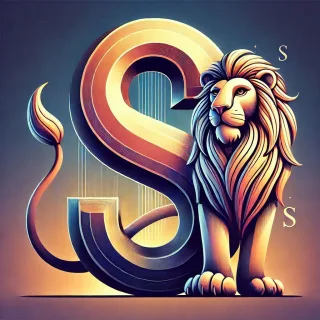 Lion 3 — letter S (variant 2)