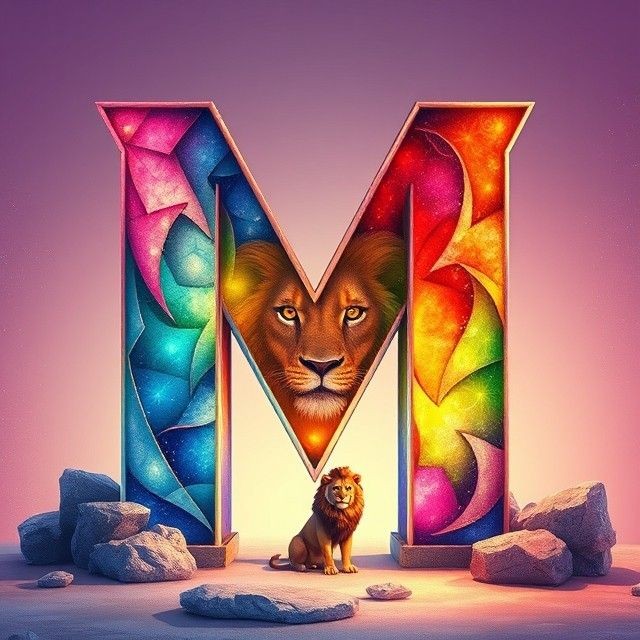 Lion — letter M