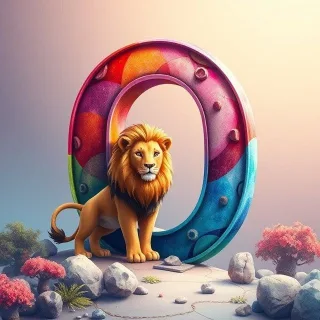 Lion — letter O