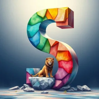 Lion — letter S
