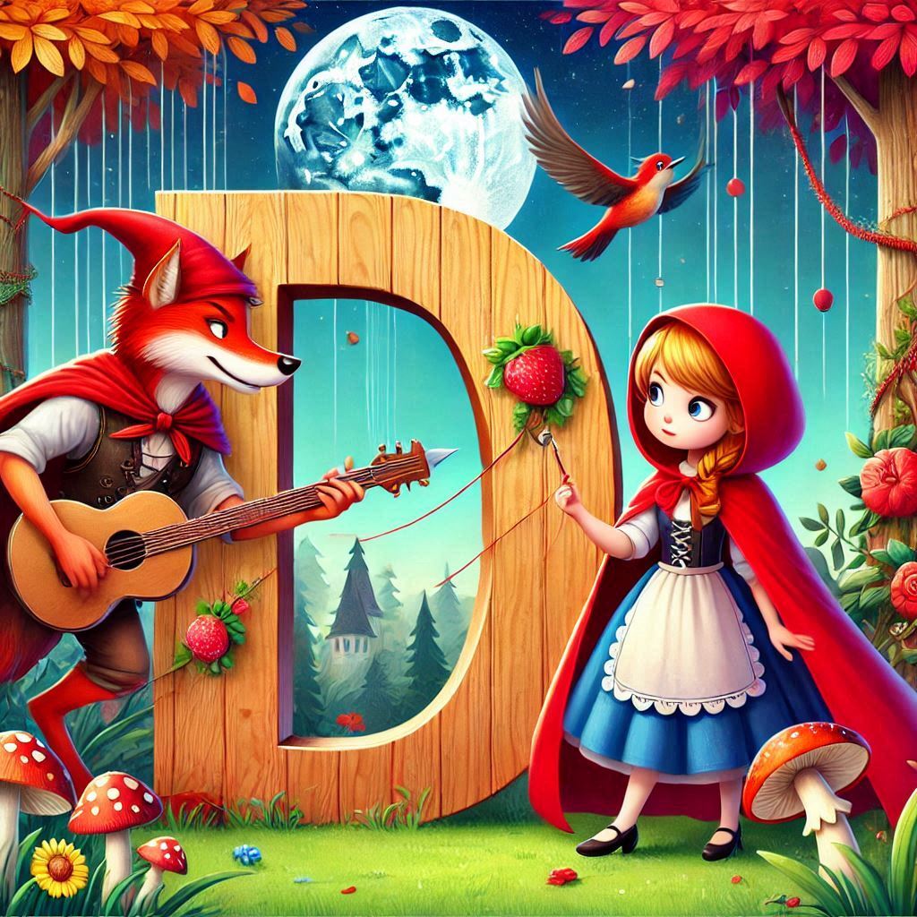 Little Red Riding Hood 2 — letter D