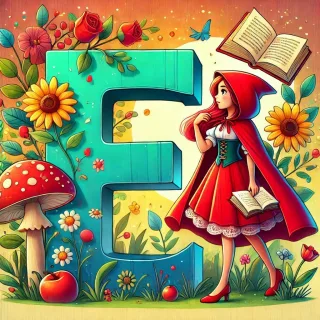 Little Red Riding Hood 2 — letter E