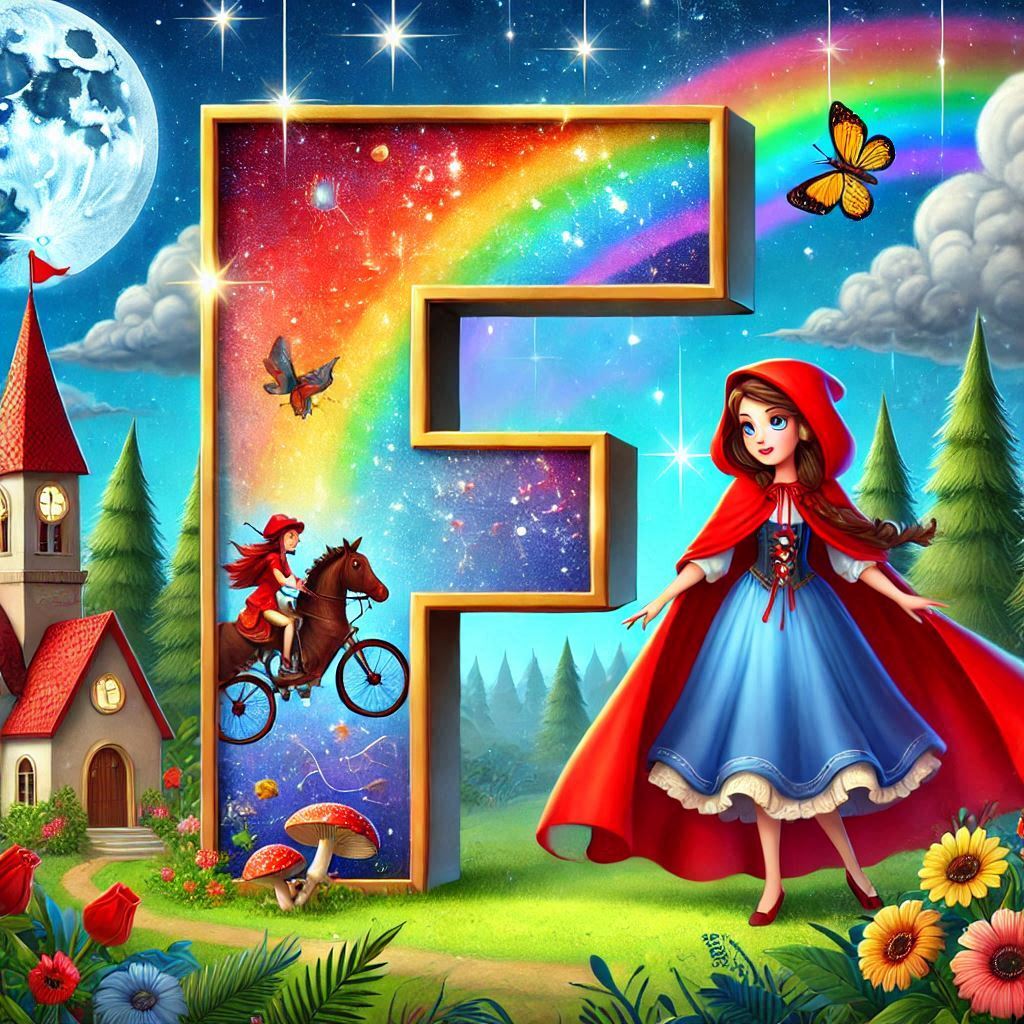 Little Red Riding Hood 2 — letter F