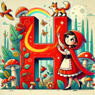 Little Red Riding Hood 2 — letter H
