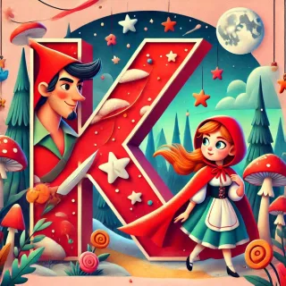 Little Red Riding Hood 2 — letter K