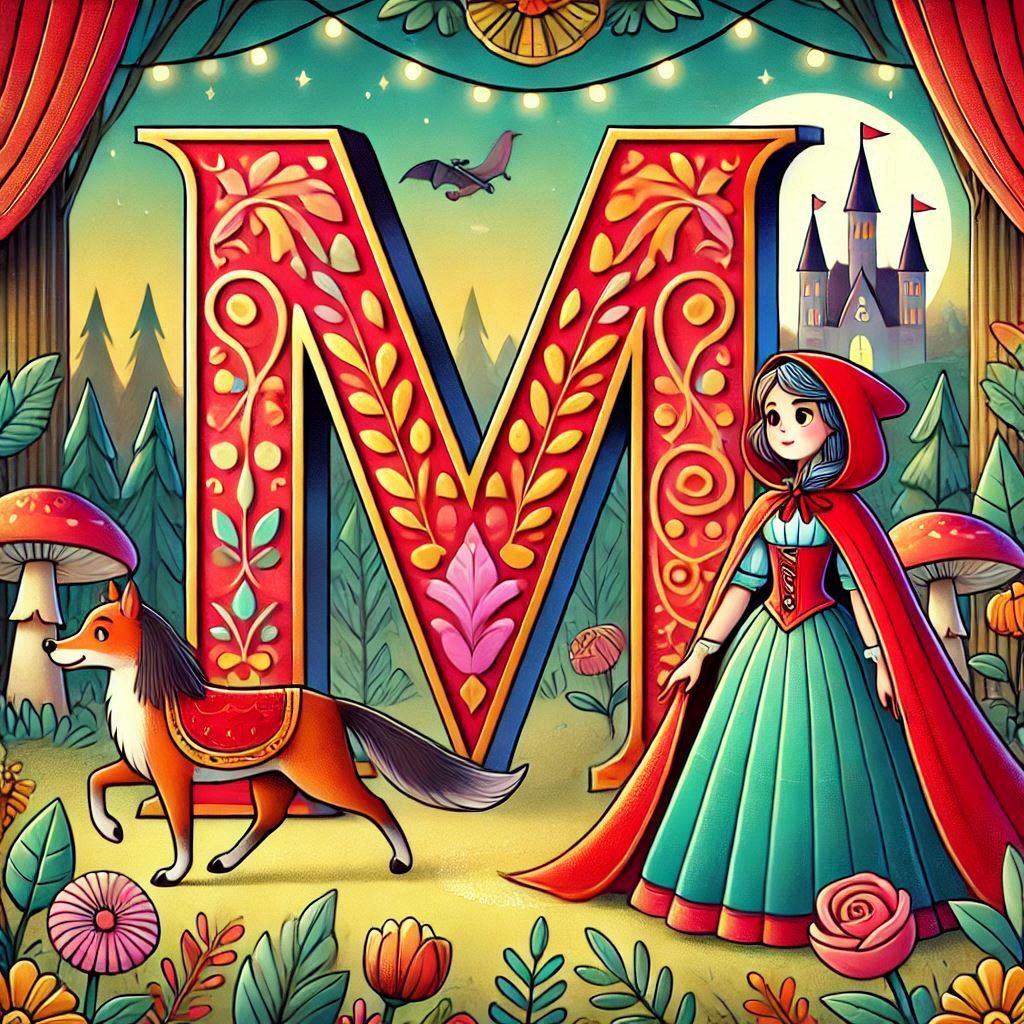 Little Red Riding Hood 2 — letter M