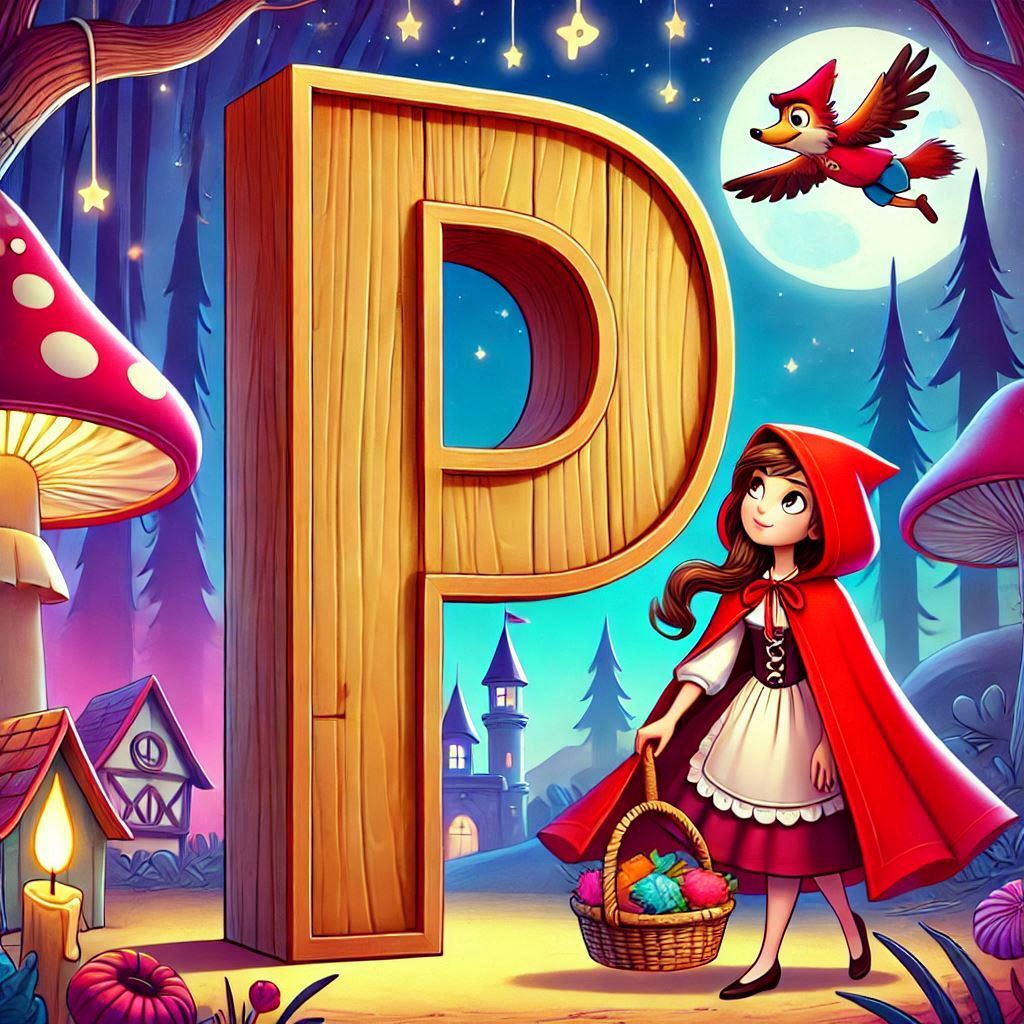 Little Red Riding Hood 2 — letter P