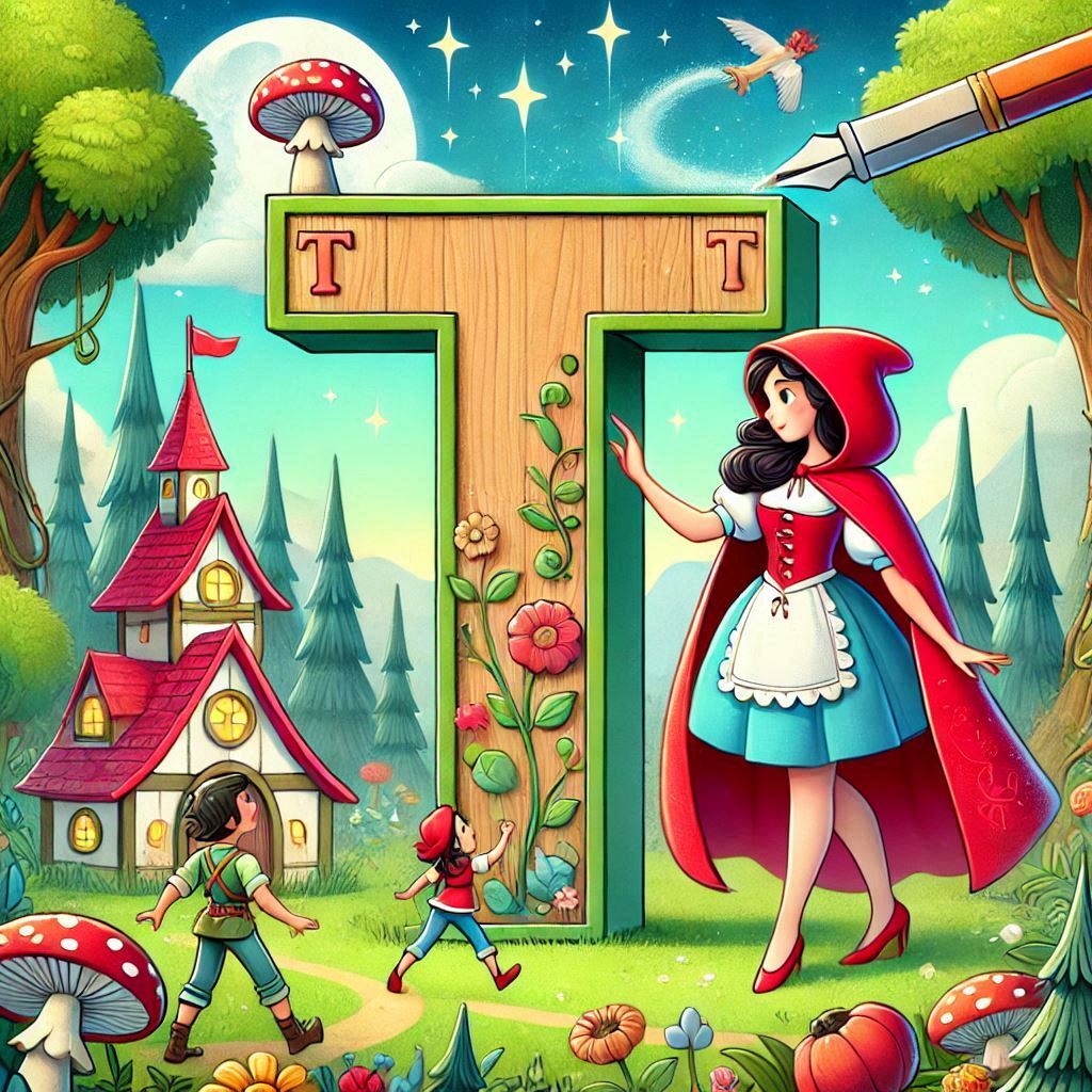Little Red Riding Hood 2 — letter T