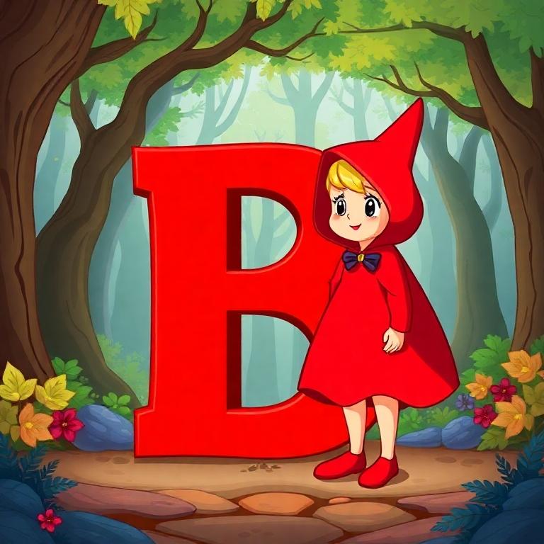 Little Red Riding Hood — letter B