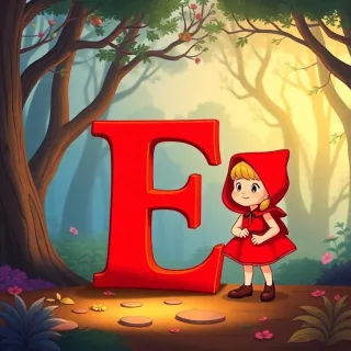 Little Red Riding Hood — letter E