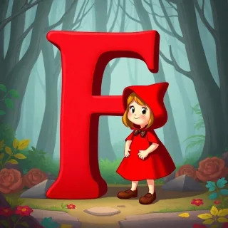 Little Red Riding Hood — letter F