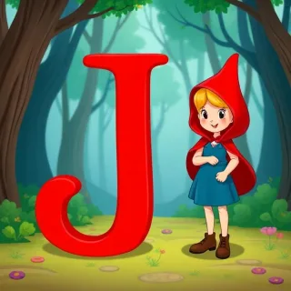 Little Red Riding Hood — letter J