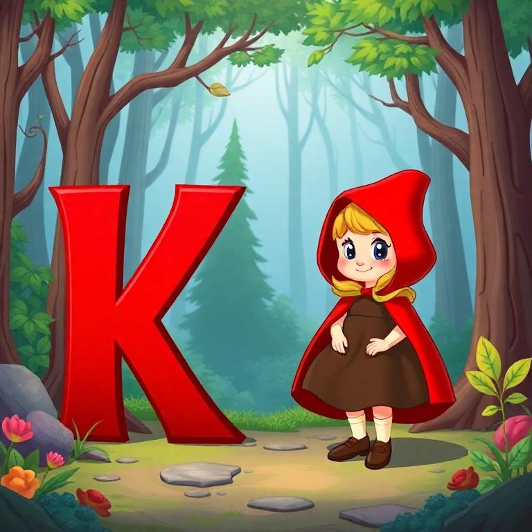 Little Red Riding Hood — letter K