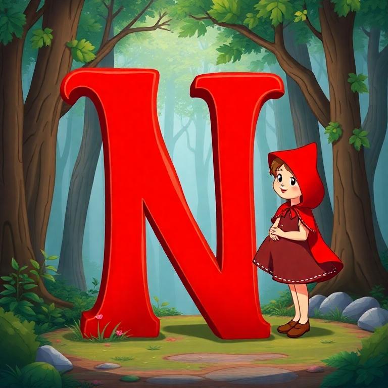 Little Red Riding Hood — letter N
