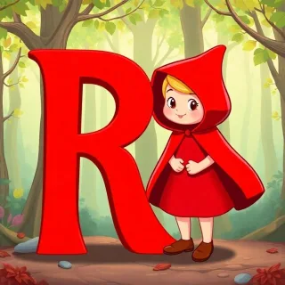 Little Red Riding Hood — letter R