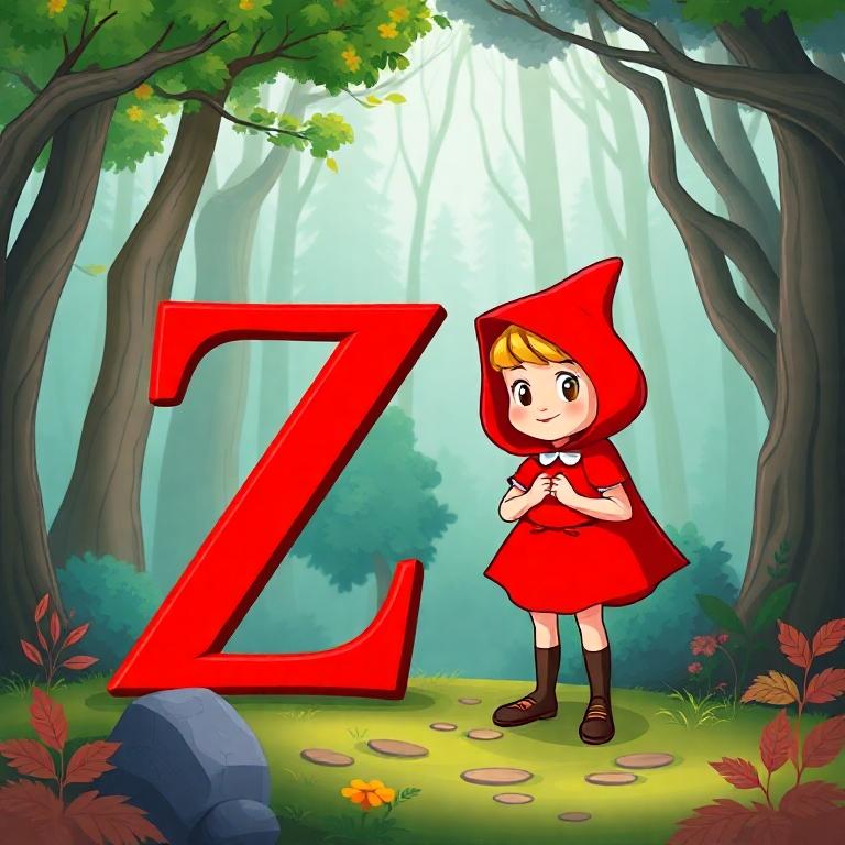 Little Red Riding Hood — letter Z