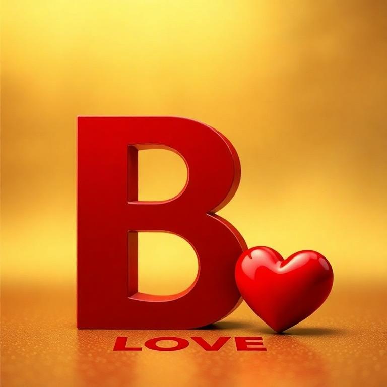 Love — letter B
