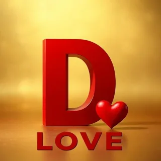 Love — letter D