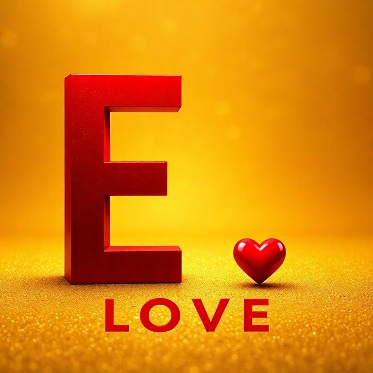 Love — letter E