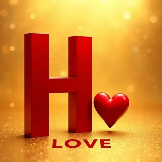 Love — letter H