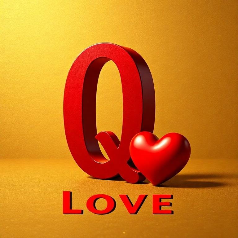Love — letter Q