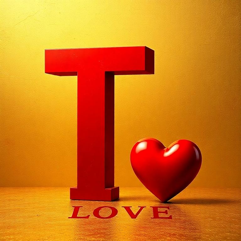 Love — letter T