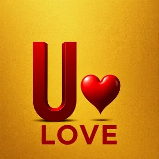 Love — letter U