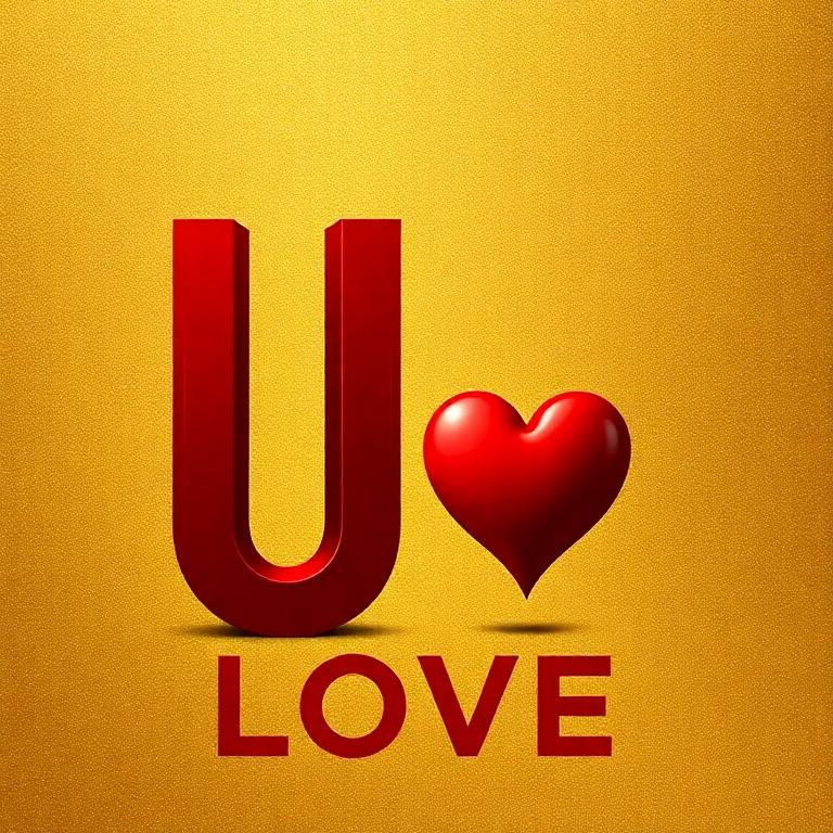 Love — letter U