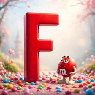 M&MS — letter F