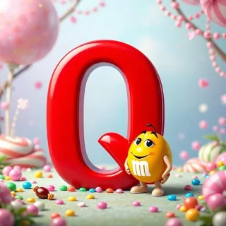 M&MS — letter Q