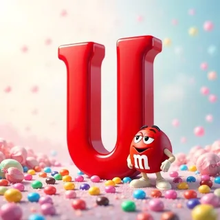 M&MS — letter U