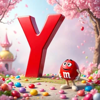 M&MS — letter Y