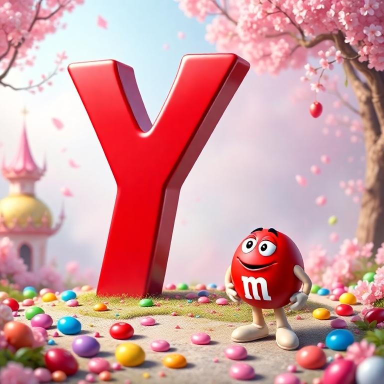 M&MS — letter Y