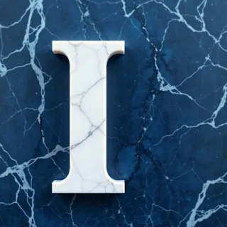 Marble — letter I