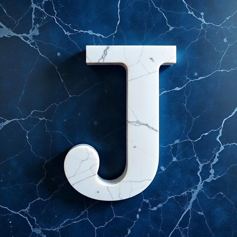 Marble — letter J